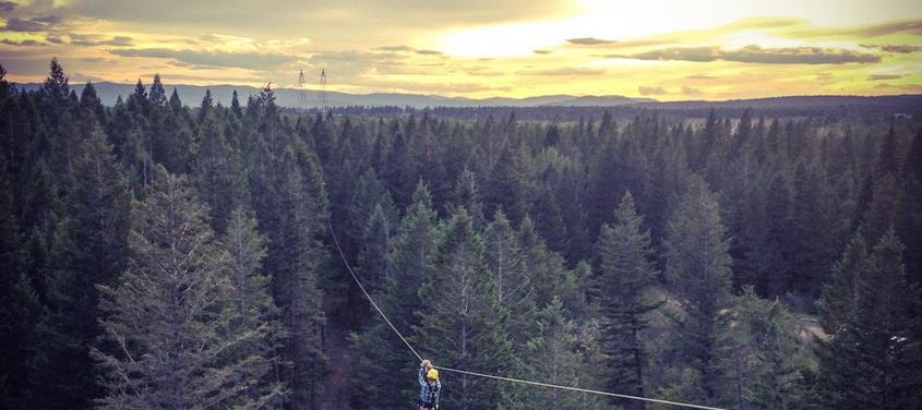 Glacier Zip Line in Columbia Falls, MT