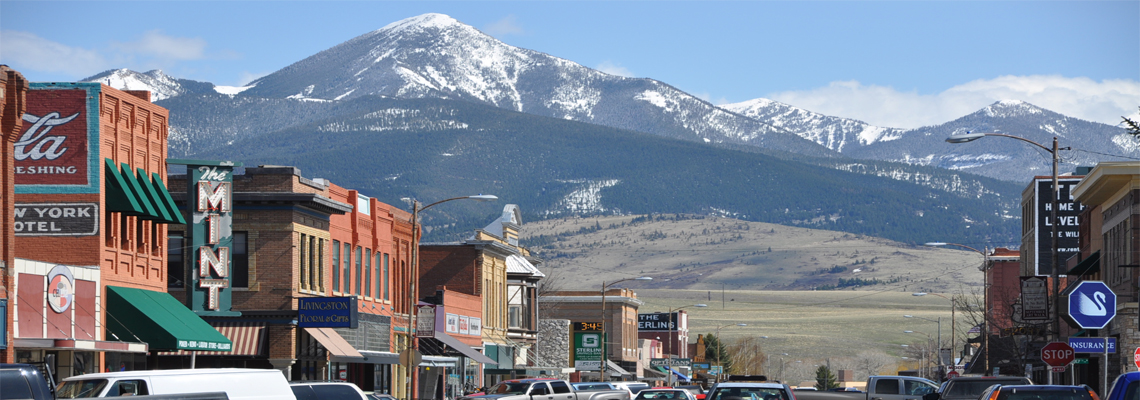 Livingston, Montana - Nicely nestled in