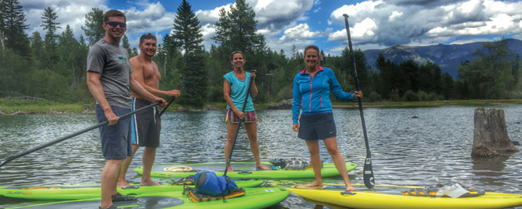 Paddle board and kayak rentals in Big Fork Montana