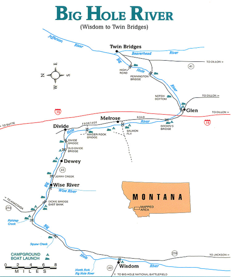 Where to fly fish on the Big Hole River in Montana