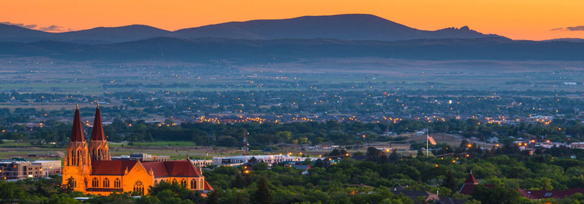 Helena Montana at Dusk