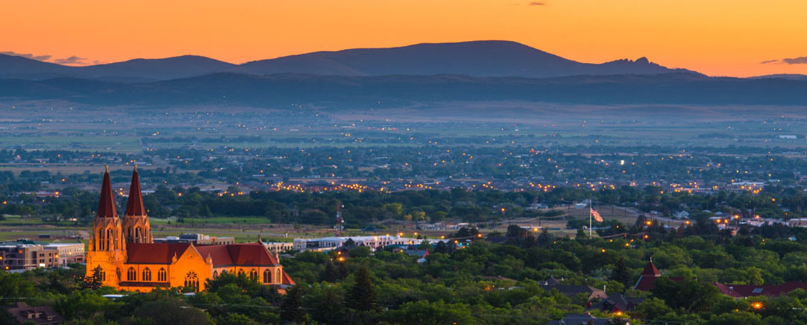 Helena Montana at Dusk