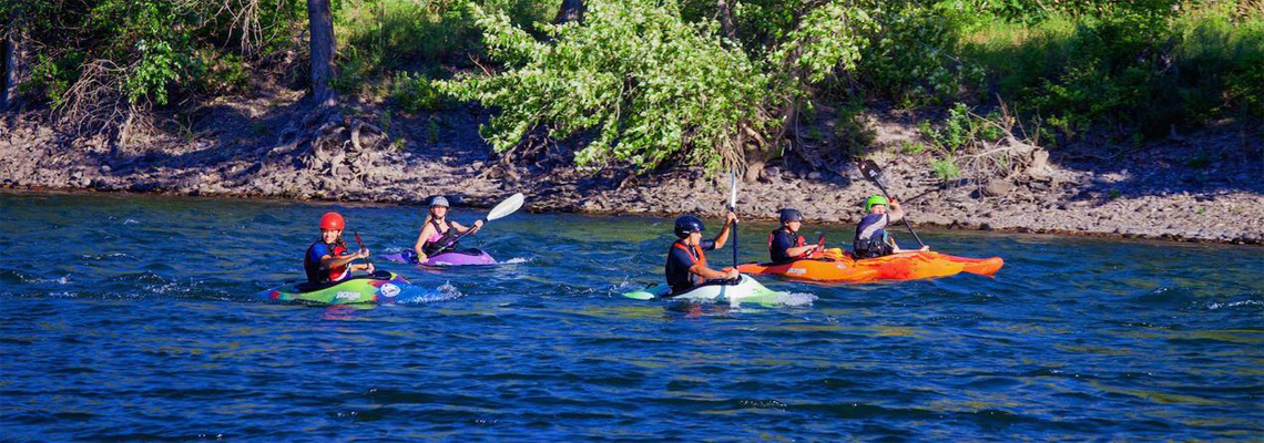 Kayaking in Missoula, Montana