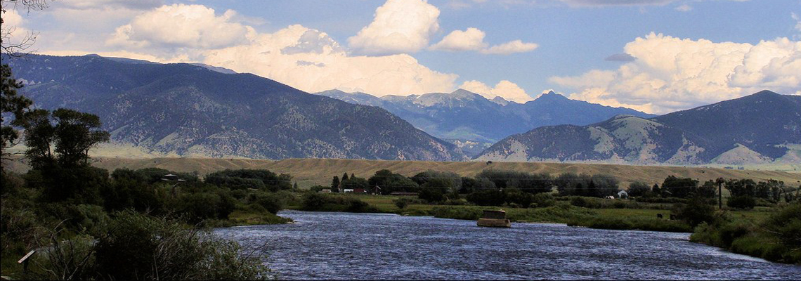 Madison River in Ennis, Montana