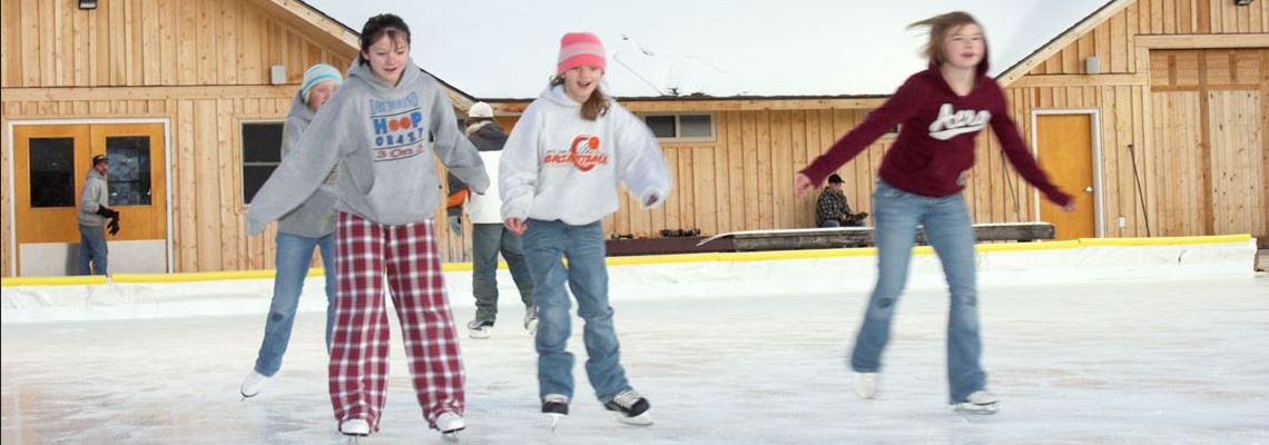 Winninghoff Park Ice Rink in Philipsburg Montana