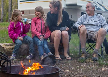 Camping in Yellowstone National Park