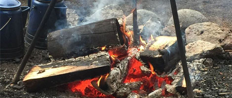 Outdoor Western Cookout Dinner in Yellowstone National Park