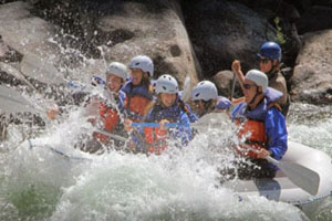 Rafting on the Gallatin River