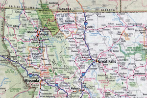 Places near Kalispell, Montana