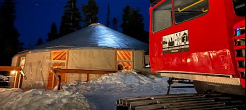 Montana Dinner Yurt Big Sky