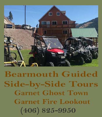 Bearmouth Guided Side by side tours