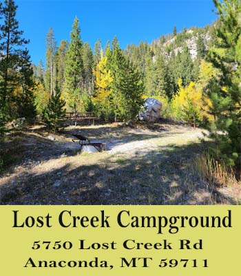 Lost Creek Campground Anaconda Montana