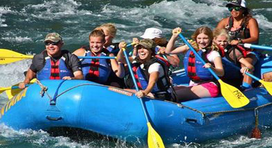 rafting in Montana Glacier Montana