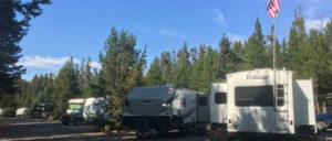 Fishing Bridge RV Park in Yellowstone Park