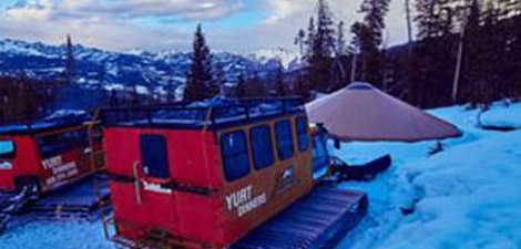 sky big montana mountain dinner yurt village where eat