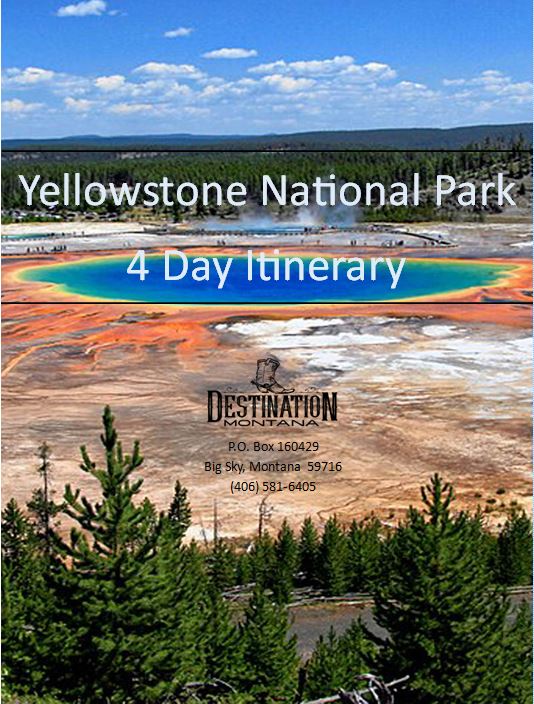 Yellowstone-Itinerary-Front-Cover | Destination Montana