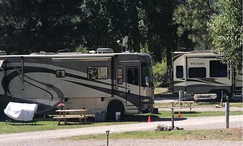 Bearmouth RV Park on the Clark Fork River