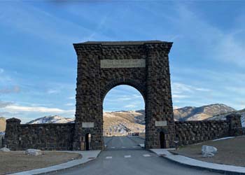 Roosevelt Arch - North Gate to Yellowstone National Park