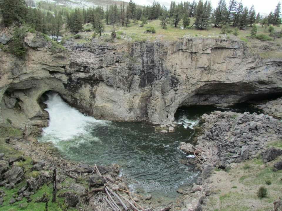 Natural Bridge near Big Timber Montana